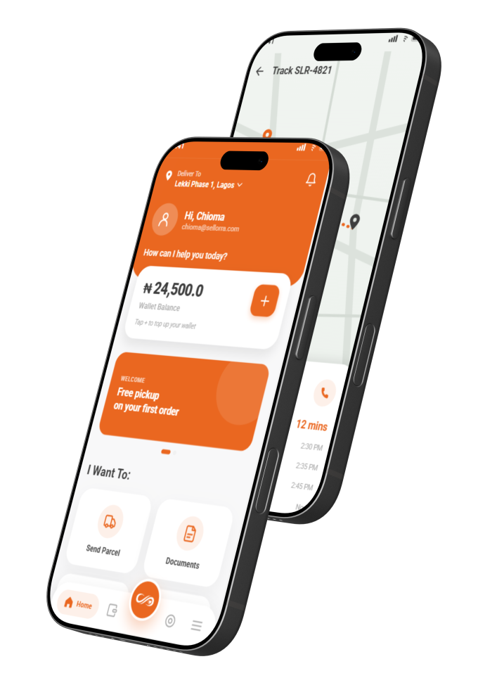 Sellorra app for booking dispatch riders and tracking deliveries in Ibadan